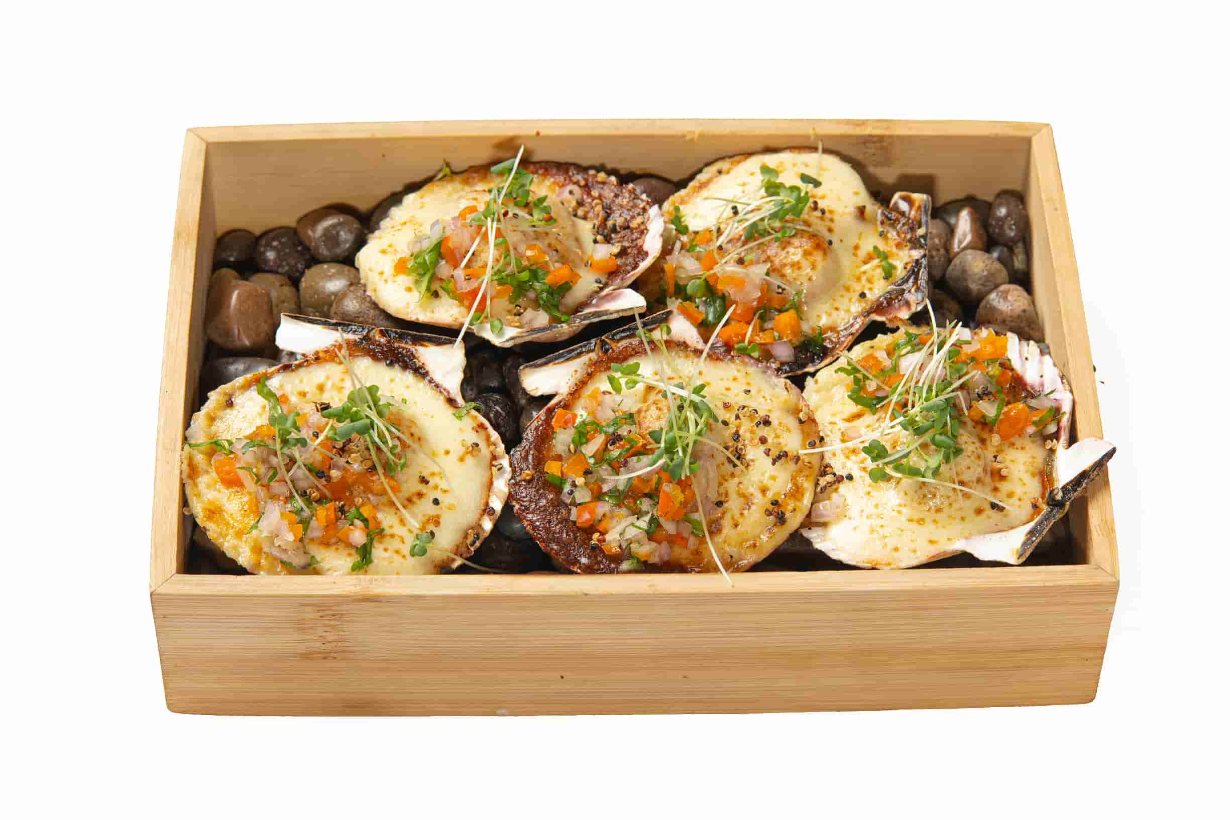 Ostiones gratinados
